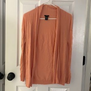 Ann Taylor Peach Cardigan